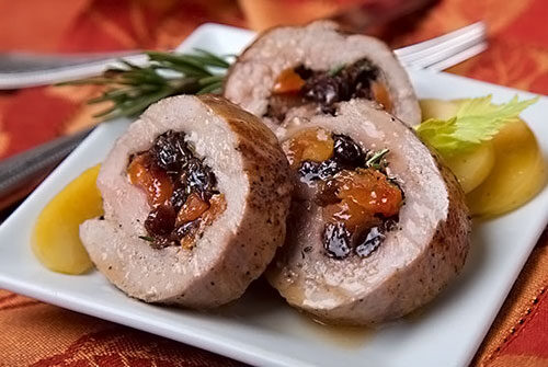 новогоднее меню, мясной рулет с курагойmyasnoj_rulet_s_kuragoj