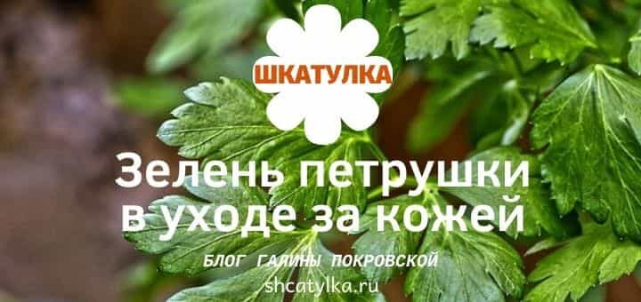 Зелень петрушки
